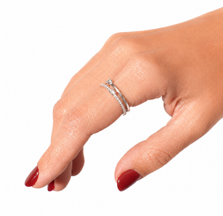 ANILLO DUNA PLATEADO