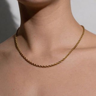CADENA AVA DORADA 3MM