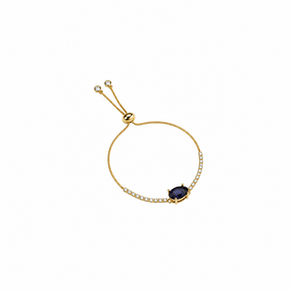 PULSERA RIBE MORADA OVAL