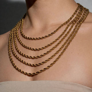 CADENA AVA DORADA 5MM