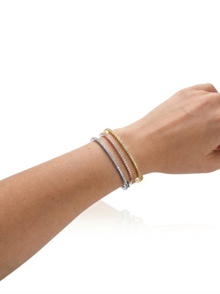 BRAZALETE INDY PLATEADO
