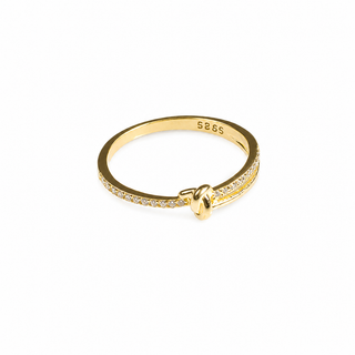 ANILLO NUDO DORADO
