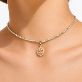 COLLAR LOTTO NARANJA
