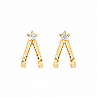 ARETES LEU DORADOS