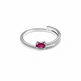 ANILLO MONA PLATEADO