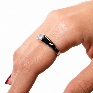 ANILLO BORA PLATEADO