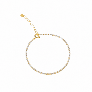 PULSERA ARECA DORADO CRISTAL