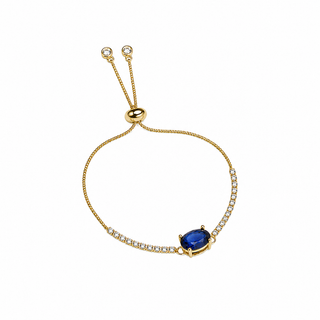 PULSERA RIBE AZUL OVAL