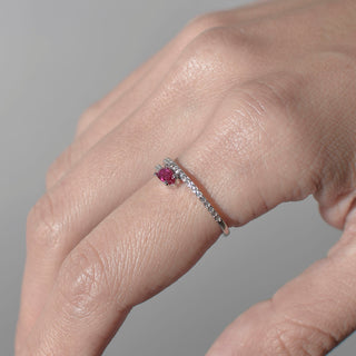 ANILLO MONA PLATEADO