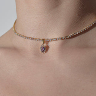COLLAR LOTTO MORADO
