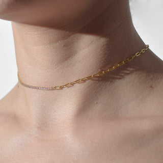 CADENA ALISA  DORADO|ROSA