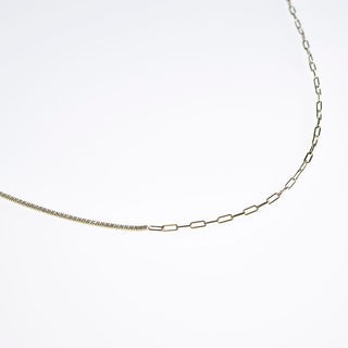 CADENA ALISA  DORADO|BLANCO