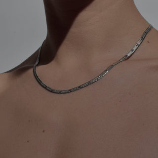 CADENA STAR PLATEADO