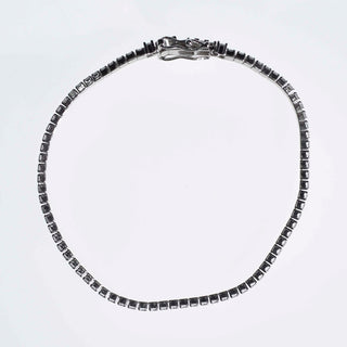 PULSERA TENNIS PLATEADA