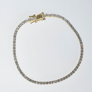 PULSERA TENNIS DORADO