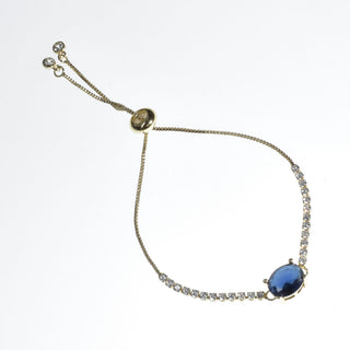 PULSERA RIBE AZUL OVAL
