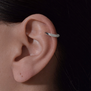 EAR CUFF OLA PLATEADO