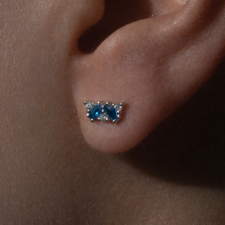 ARETES MALAGA PLATEADO