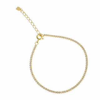 PULSERA ARECA DORADO CRISTAL