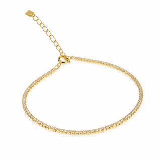 PULSERA ARECA DORADO CRISTAL