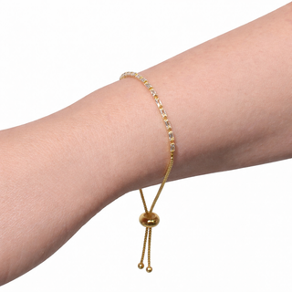 PULSERA STAT DORADA CRISTAL