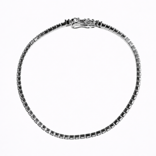 PULSERA TENNIS PLATEADA