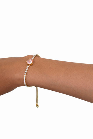 PULSERA RIBE ROSA