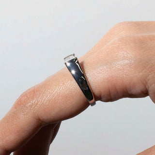 ANILLO BORA PLATEADO