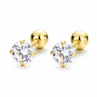 ARETES STUD DORADO