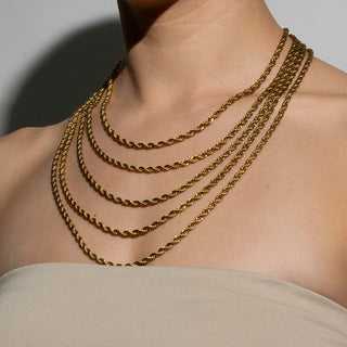 CADENA AVA DORADA 4MM