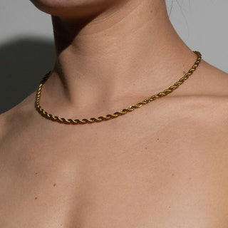 CADENA AVA DORADA 4MM