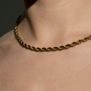 CADENA AVA DORADA 5MM