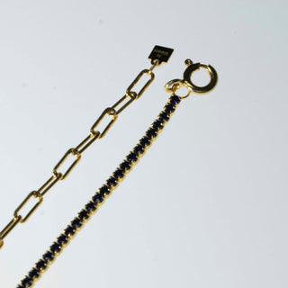 CADENA ALISA DORADO|MORADO