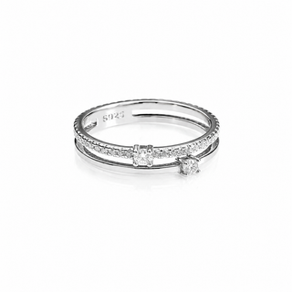 ANILLO DUNA PLATEADO