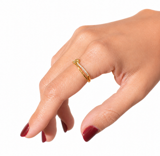 ANILLO NUDO DORADO
