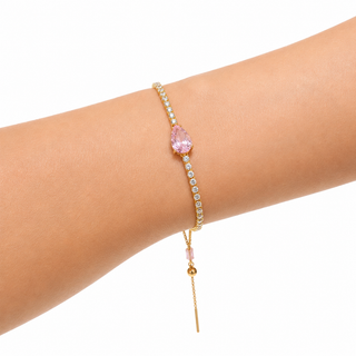 PULSERA RIBE ROSA