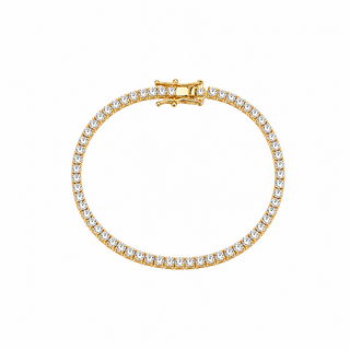 PULSERA TENNIS DORADO