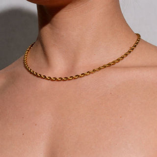 CADENA AVA DORADA 4MM