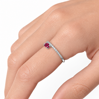 ANILLO MONA PLATEADO