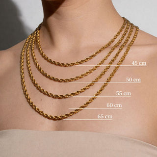 CADENA AVA DORADA 3MM